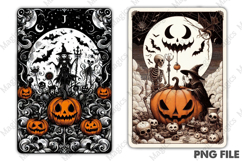 Halloween Tarot Card PNG Files Product Image 1