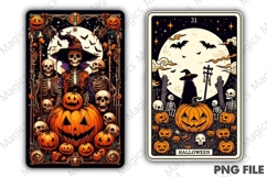Halloween Tarot Card PNG Product Image 1