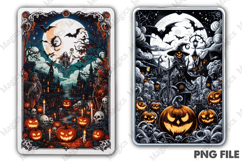 Halloween Tarot Card PNG Files Product Image 1