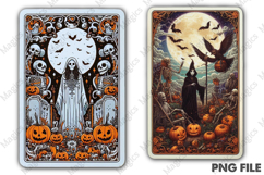 Halloween Tarot Card PNG Product Image 1