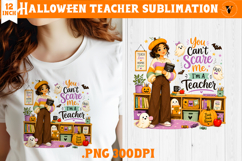 Halloween Teacher sublimation | Cute Spooky Teacher Design Product Image 1