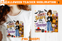 Halloween Teacher sublimation | Cute Spooky Teacher Design Product Image 1
