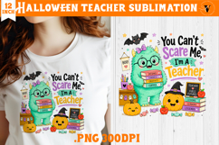 Halloween Teacher sublimation | Cute Spooky Teacher Design Product Image 1