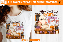 Halloween Teacher sublimation | Cute Spooky Teacher Design Product Image 1