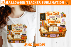 Halloween Teacher sublimation | Cute Spooky Teacher Design Product Image 1