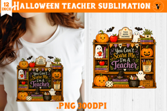 Halloween Teacher sublimation | Cute Spooky Teacher Design Product Image 1