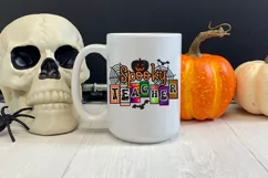 Spooky Halloween Teacher I Teacher Halloween Sublimation PNG