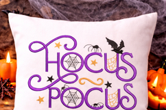 Hocus Pocus, Halloween spider web and bat Product Image 4