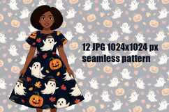 12 Halloween themed seamless pattern Product Image 1