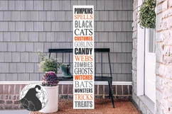 Halloween SVG, Halloween Things Porch Sign SVG Product Image 1
