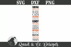 Halloween SVG, Halloween Things Porch Sign SVG Product Image 2