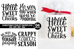Christmas Toilet Paper SVG Design - Christmas Design Product Image 1