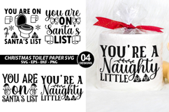 Christmas Toilet Paper SVG Design - Christmas Design Product Image 1