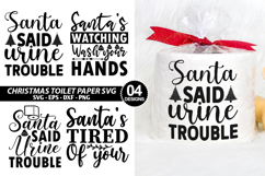 Christmas Toilet Paper SVG Design - Christmas Design Product Image 1