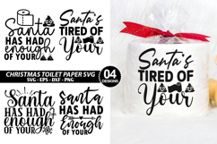 Christmas Toilet Paper SVG Design - Christmas Design Product Image 1
