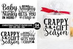 Christmas Toilet Paper SVG Design - Christmas Design Product Image 1