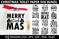 Christmas Toilet Paper SVG Bundle - Christmas Design Product Image 1