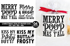 Christmas Toilet Paper SVG Design - Christmas Design Product Image 1