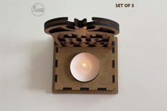 Halloween Tombstone Candle Holders | Tea Light Lanterns Product Image 8