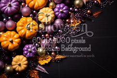 Halloween Mockup, 6000x4000 Halloween Top View Table, d42 Product Image 1