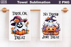 Halloween Towel | Ghost Kitchen Towel Product Image 1