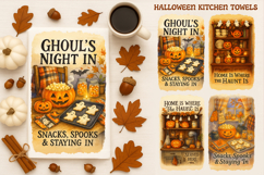 Halloween Kitchen Towel,Witch Kitchen Towel Product Image 1