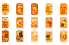 Halloween Kitchen Towel Bundle, Cute Halloween Recipes Product Image 2