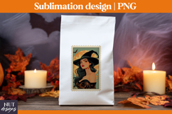 Post Stamp Halloween t-shirt Nice Sexy Witch sublimation Product Image 4