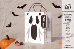 Halloween Treat Bags Bundle Laser Cut. Halloween Bag SVG Product Image 7
