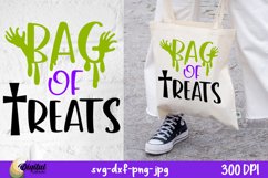 Halloween Treat Bags SVG. Bag of Treats design SVG. Product Image 1