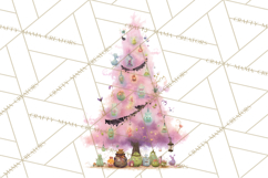 Whimsical Halloween Tree Clipart PNG with Spooky Decor Product Image 4