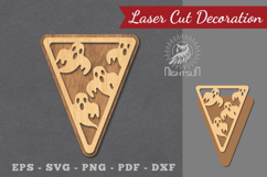 Halloween Triangle Laser Cut Decoration Product Image 1