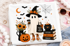 Halloween Trick or Treat Ghost PNG Product Image 2