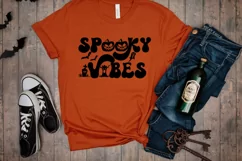 Spooky Vibes Halloween Mom SVG I Halloween Shirts SVG Product Image 2