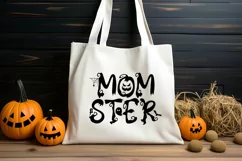 Momster Halloween Mom SVG I Halloween Shirts SVG -PNG Product Image 2