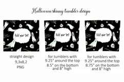 Happy Halloween Skinny Tumbler Wrap Product Image 2