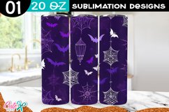 Halloween Tumbler 20 Oz Wrap Sublimation PNG