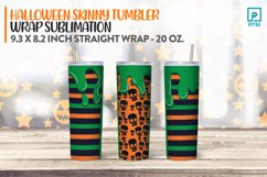 Halloween Skinny Tumbler Wrap Sublimation 13 Product Image 1