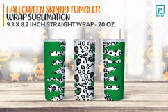 Halloween Skinny Tumbler Wrap Sublimation 25 Product Image 1