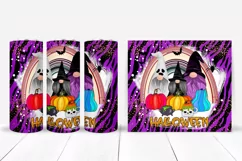 Gnome Halloween Tumbler Sublimation I 20 Oz Halloween Tumbler PNG