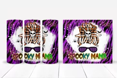 Spooky Mama Halloween Tumbler Sublimation I 20 Oz Halloween Tumbler PNG