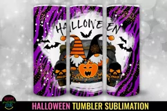 Gnome Halloween Tumbler Sublimation I 20 Oz Halloween Tumbler PNG