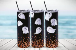 HALLOWEEN TUMBLER SUBLIMATION I HALLOWEEN TUMBLER WRAP PNG