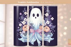 Halloween Tumbler Wrap Ghost Tumbler Halloween Sublimation
