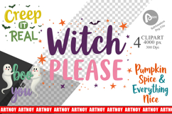 Halloween Quotes Clipart Product Image 1