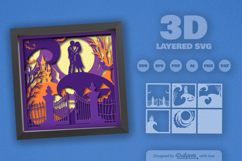 Halloween Undead Couple Layered SVG Product Image 1
