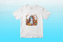 Cute Halloween Unicorn Clipart Bundle - 10 Transparent PNGs Product Image 5