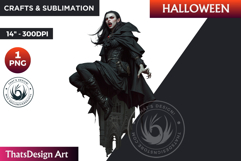 Gothic Vampire clipart, halloween clipart, Dracula PNG Product Image 1