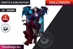 Gothic Vampire clipart, halloween clipart, Dracula PNG Product Image 1