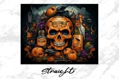 Halloween Tumbler Sublimation Wrap Product Image 4